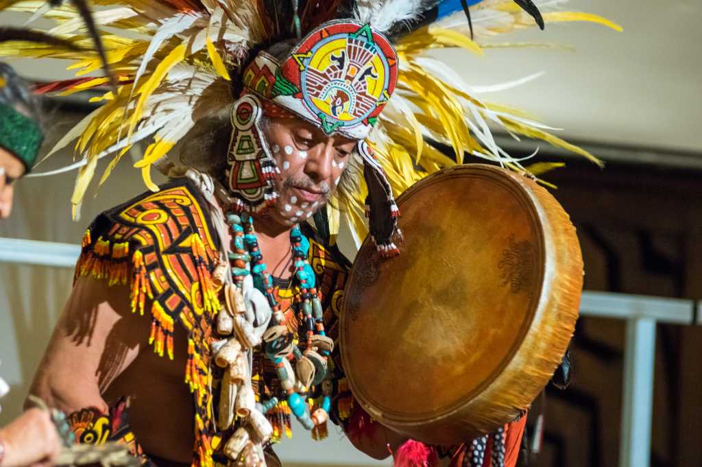 Danza Azteca, traditional pre-Columbian Indian dance group based in Taos